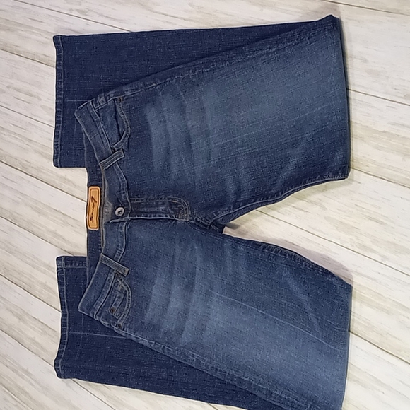Seven7 Boot Stretch Low-Rise Slim Fit Blue Jeans Size 28 Tall - Picture 7 of 16